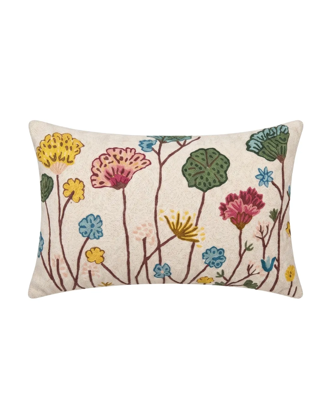 Summer Wildflower Tapestry Cushion Cover - Image 3